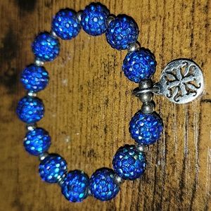 Blue bracelet